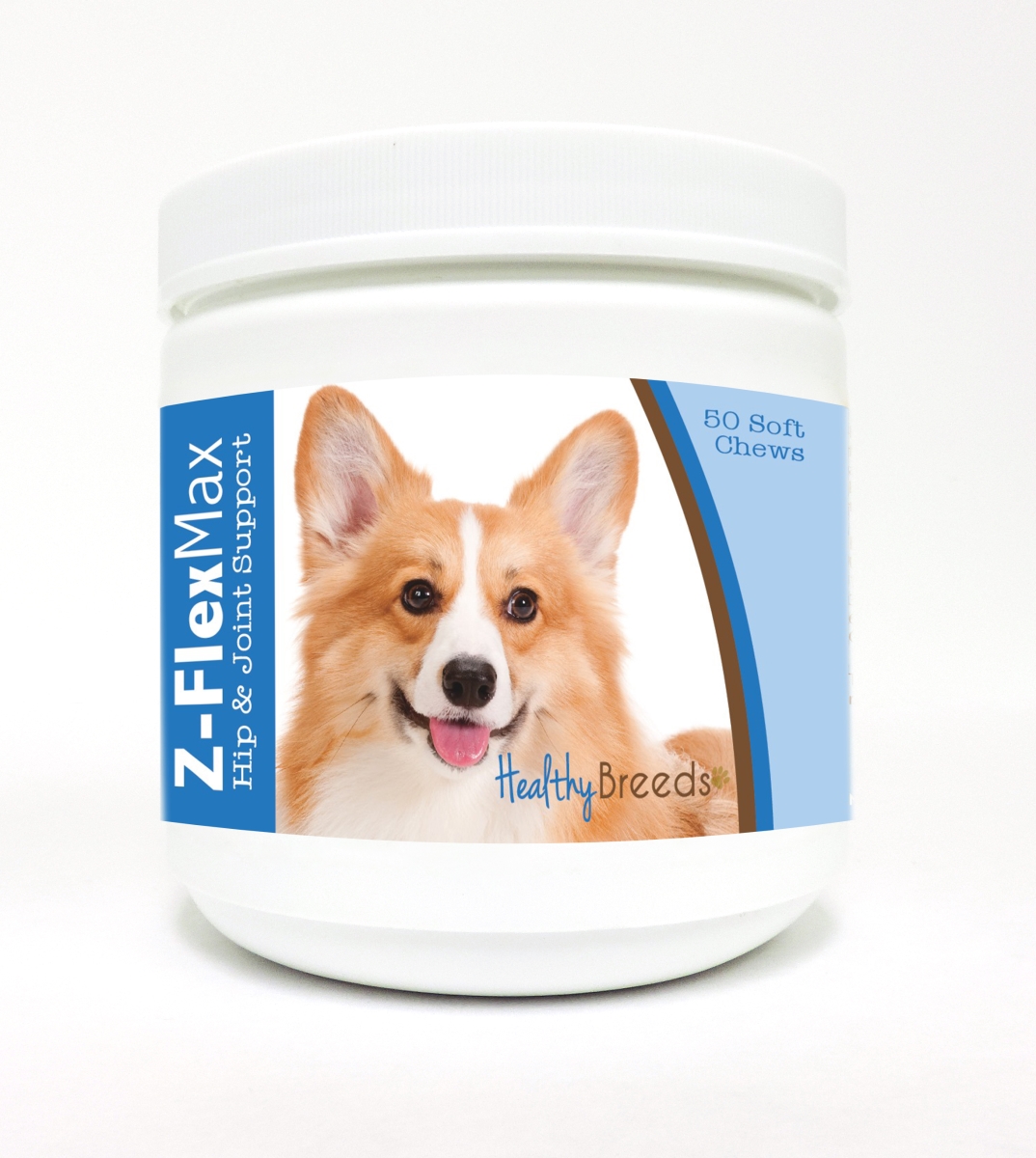 840235113218 Pembroke Welsh Corgi Z-Flex Max Hip & Joint Soft Chews - 50 Count