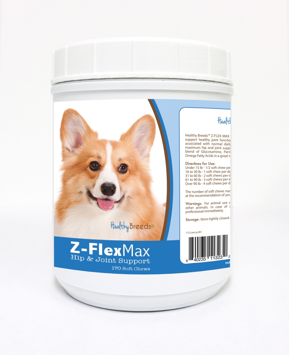 Picture of Healthy Breeds 840235113232 Pembroke Welsh Corgi Z-Flex Max Hip & Joint Soft Chews - 170 Count