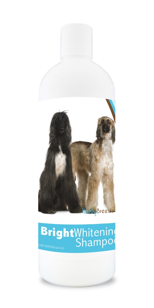 Picture of Healthy Breeds 840235100225 12 oz Afghan Hound Bright Whitening Shampoo