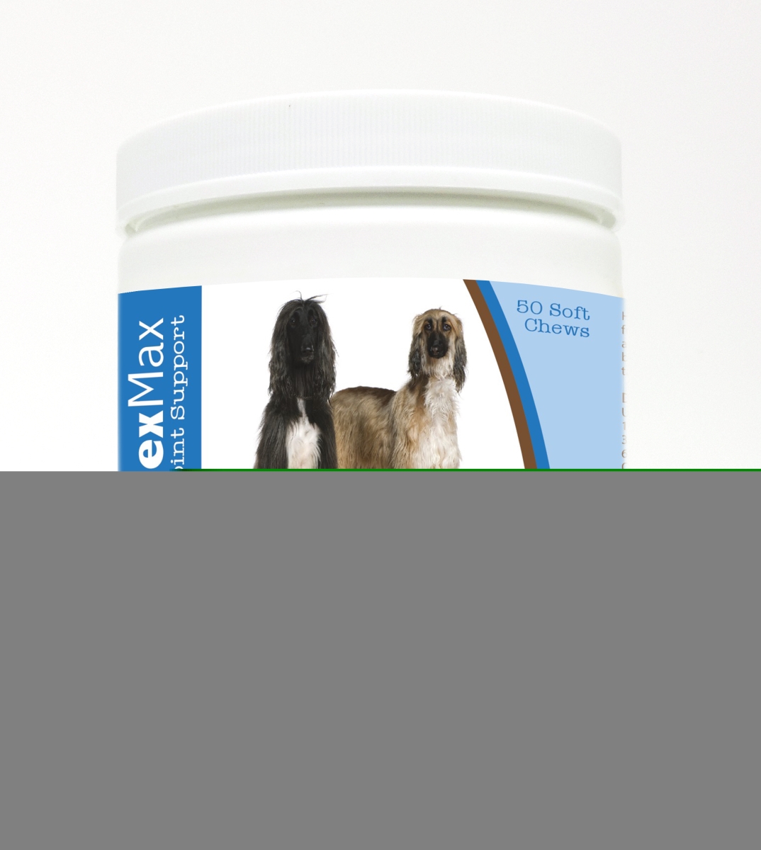 840235100263 Afghan Hound Z-Flex Max Hip & Joint Soft Chews - 50 Count