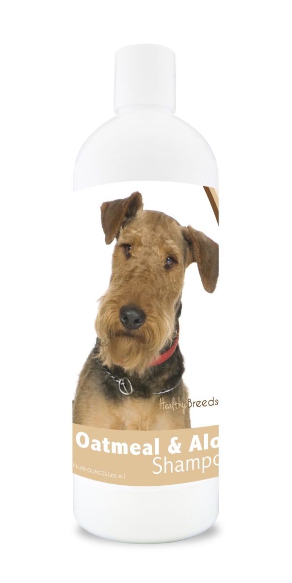 Picture of Healthy Breeds 840235100362 16 oz Airedale Terrier Oatmeal Shampoo with Aloe
