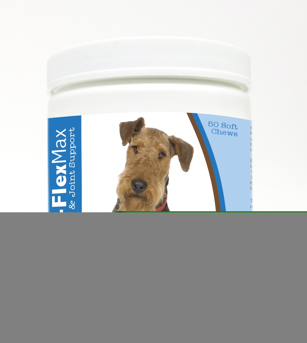 840235100430 Airedale Terrier Z-Flex Max Hip & Joint Soft Chews - 50 Count