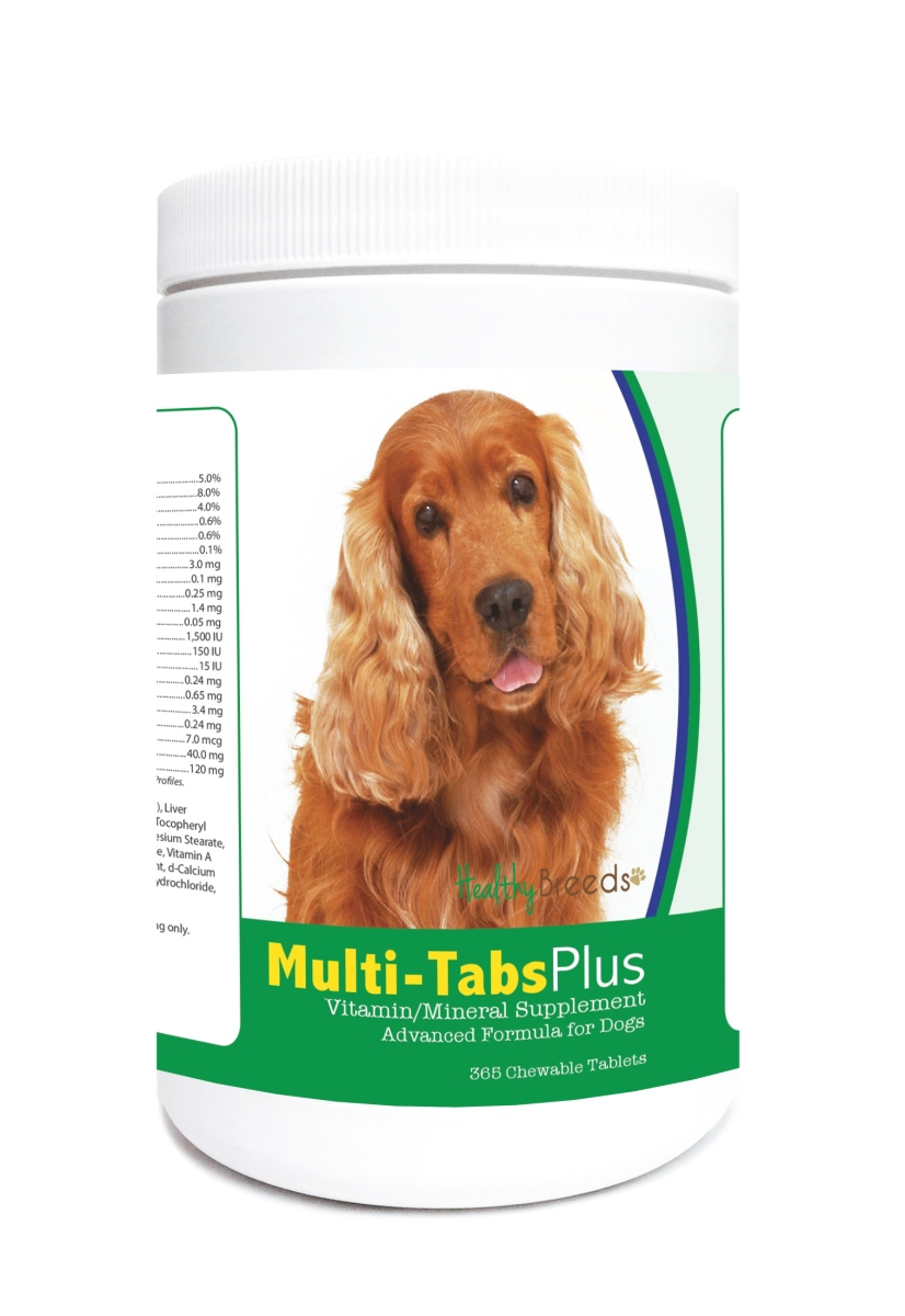 840235124023 Cocker Spaniel Multi-Tabs Plus Chewable Tablets - 365 Count