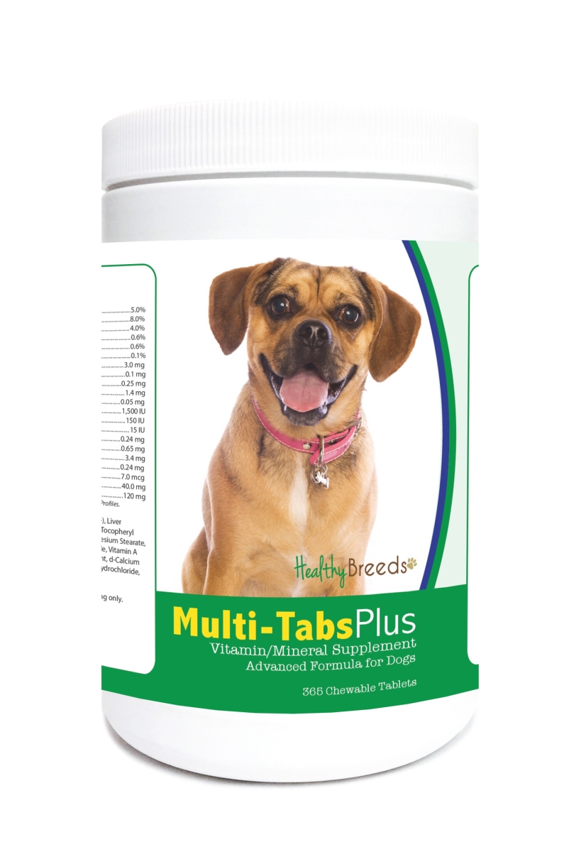 840235124252 Puggle Multi-Tabs Plus Chewable Tablets - 365 Count