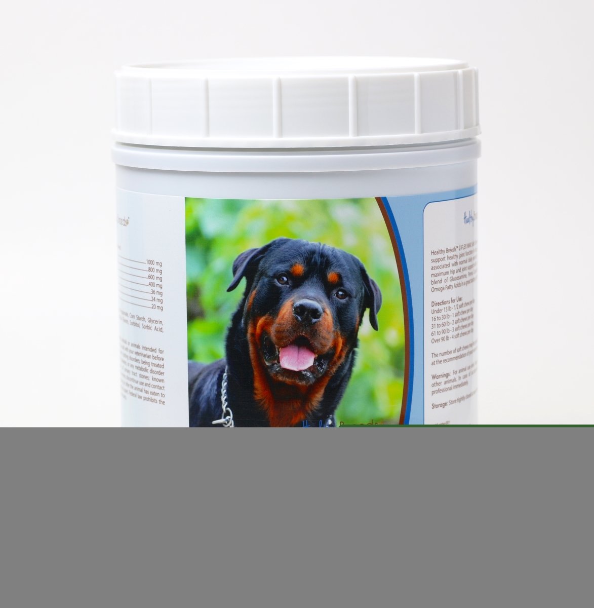 Picture of Healthy Breeds 840235113706 Rottweiler Z-Flex Max Hip & Joint Soft Chews - 170 Count