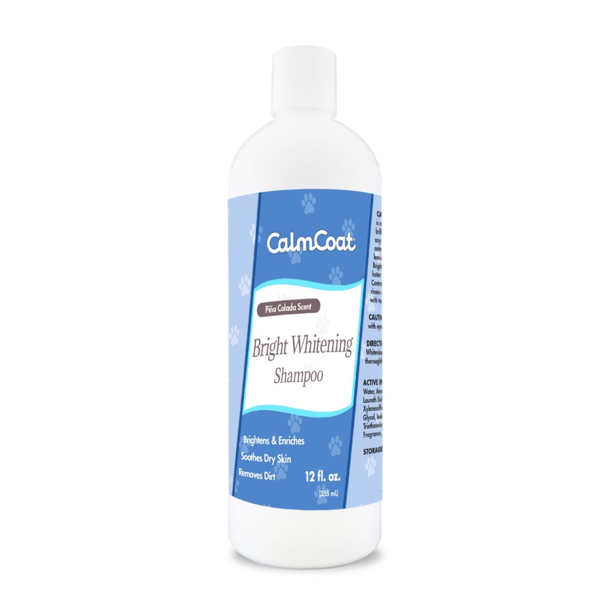 Picture of Calm Coat 192959820577 12 oz Calm Coat Bright Whitening Shampoo