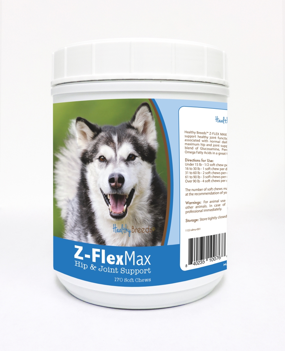Picture of Healthy Breeds 840235100768 Alaskan Malamute Z-Flex Max Hip & Joint Soft Chews - 170 Count