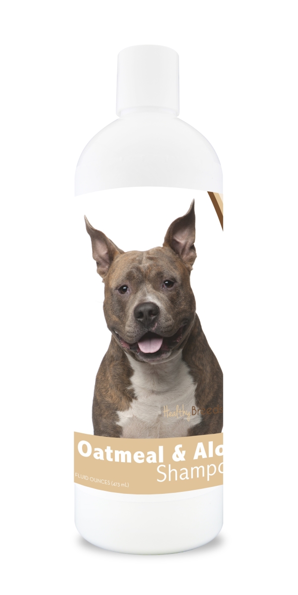 Picture of Healthy Breeds 840235100843 16 oz American Staffordshire Terrier Oatmeal Shampoo with Aloe
