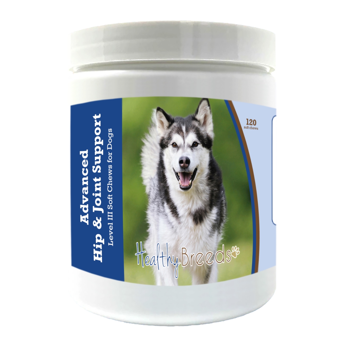 Picture of Healthy Breeds 192959897449 Alaskan Malamute Advanced Hip & Joint Support Level III Soft Chews for Dogs