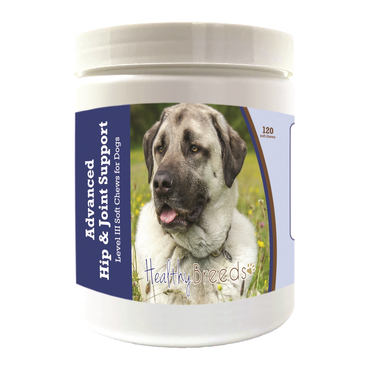Picture of Healthy Breeds 192959897463 Anatolian Shepherd Dog Advanced Hip & Joint Support Level III Soft Chews for Dogs