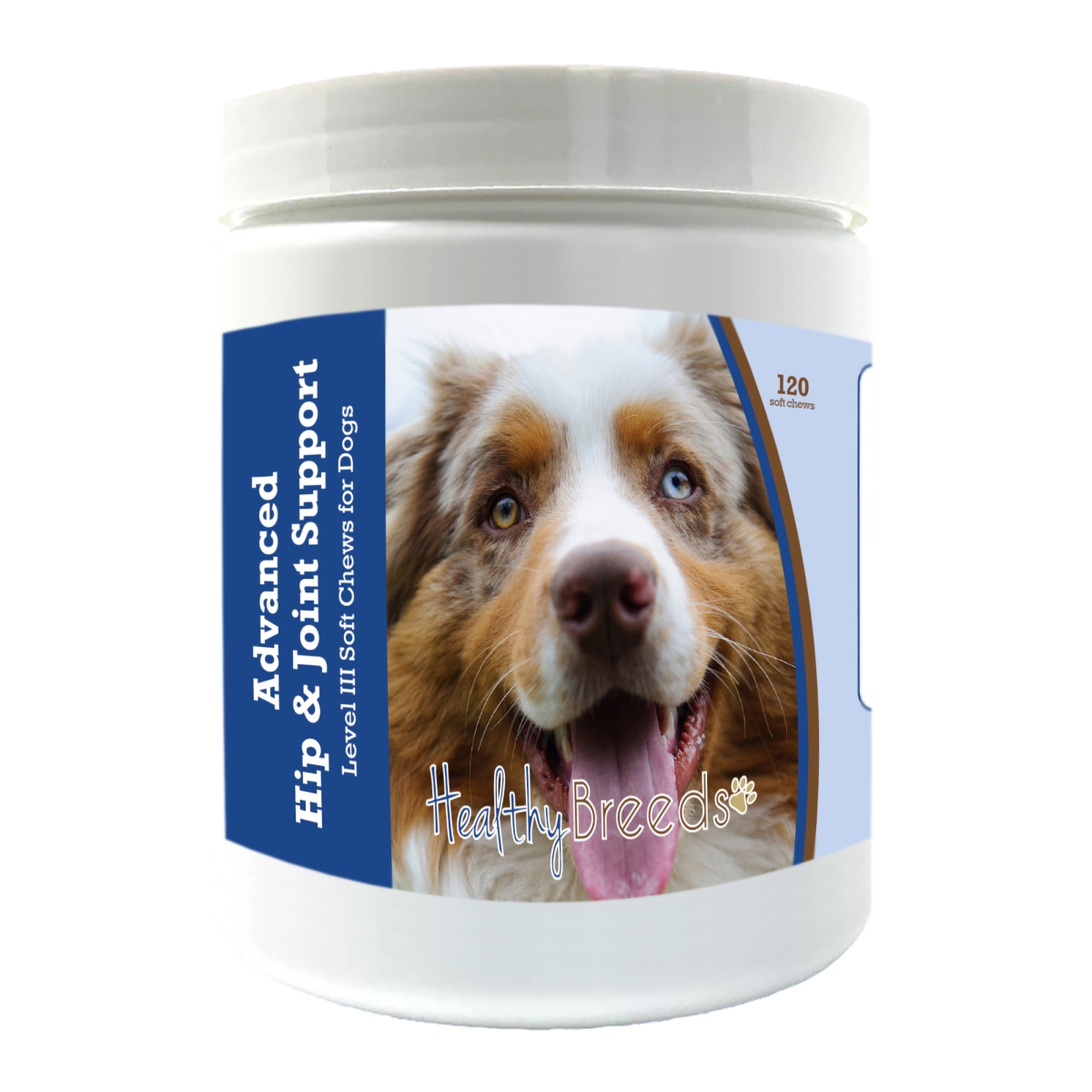 Picture of Healthy Breeds 192959897494 Australian Shepherd Advanced Hip & Joint Support Level III Soft Chews for Dogs
