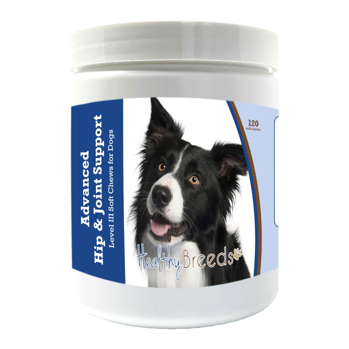 Picture of Healthy Breeds 192959897531 Border Collie Advanced Hip & Joint Support Level III Soft Chews for Dogs
