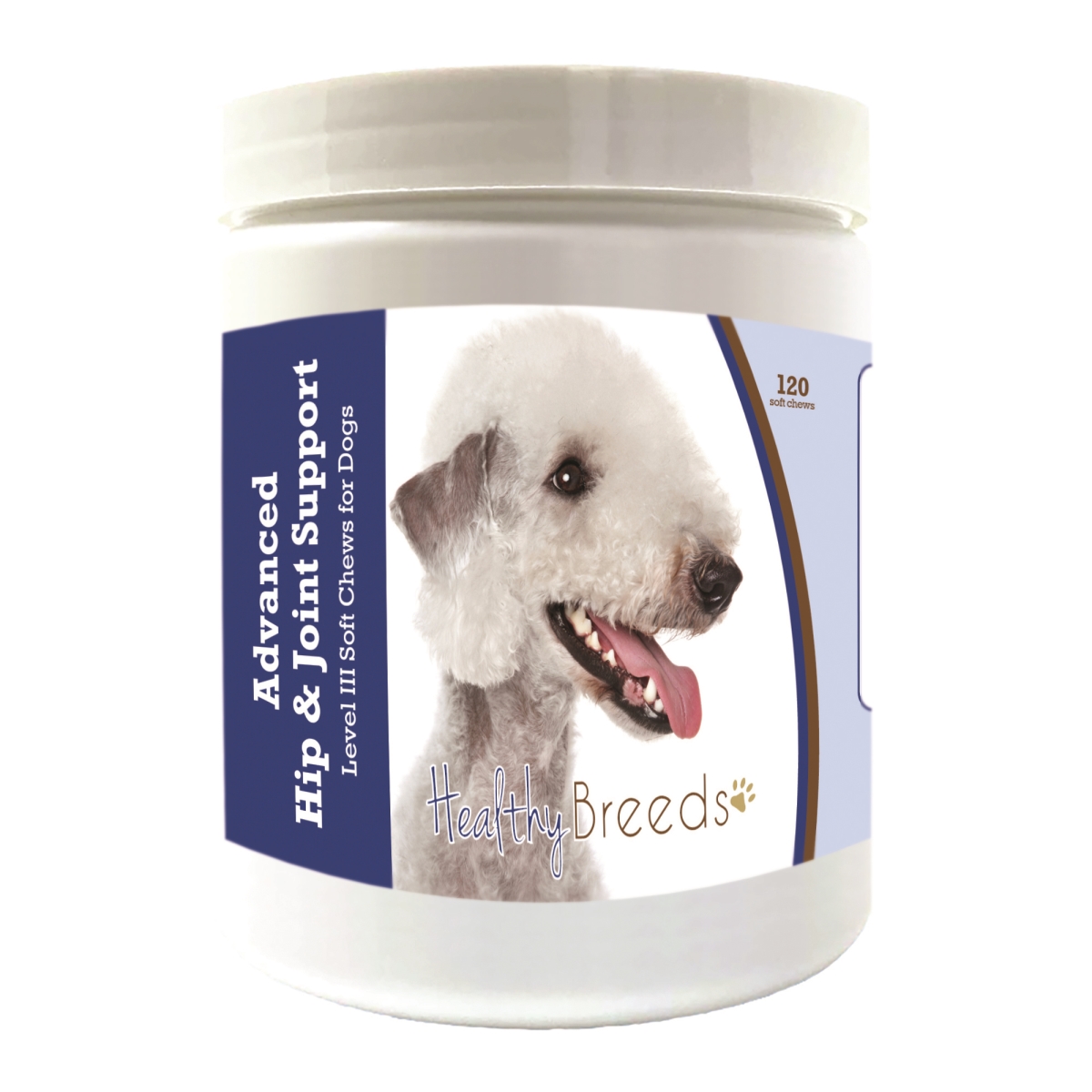 Picture of Healthy Breeds 192959897586 Bedlington Terrier Advanced Hip & Joint Support Level III Soft Chews for Dogs