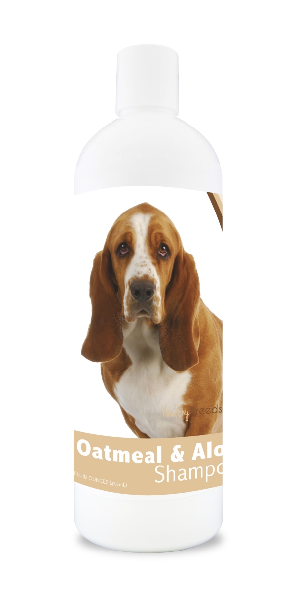 Picture of Healthy Breeds 840235101307 16 oz Basset Hound Oatmeal Shampoo with Aloe