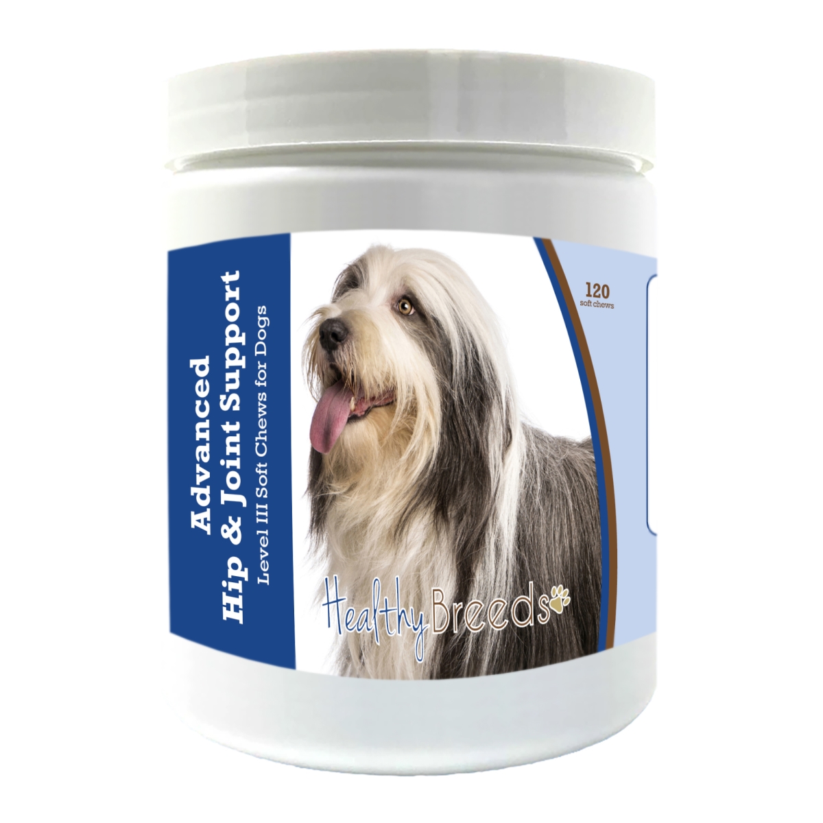Picture of Healthy Breeds 192959897609 Bearded Collie Advanced Hip & Joint Support Level III Soft Chews for Dogs