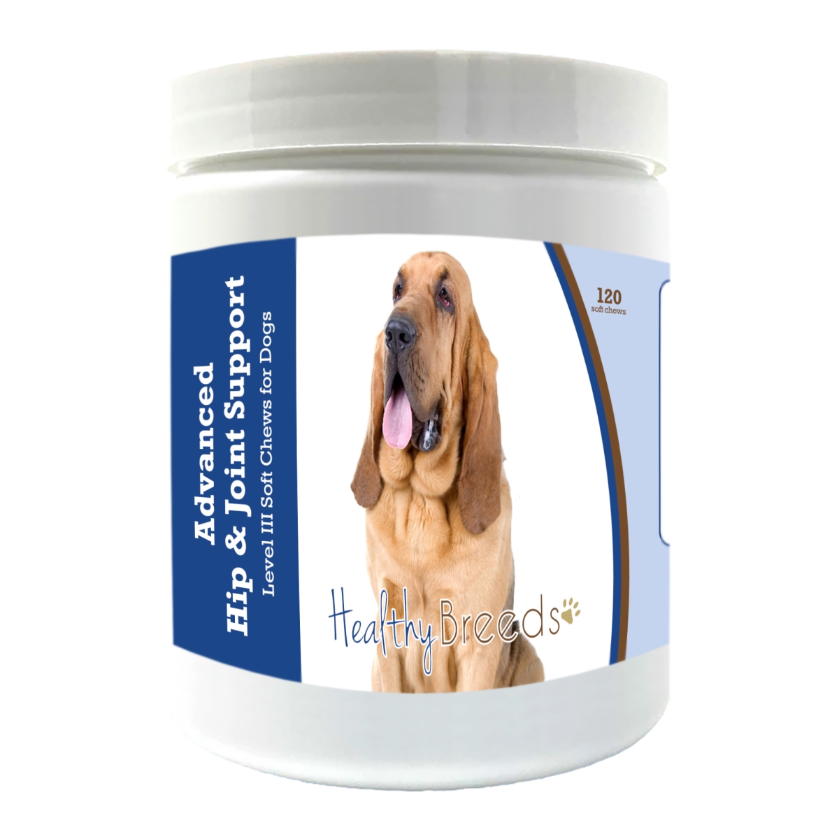 Picture of Healthy Breeds 192959897654 Bloodhound Advanced Hip & Joint Support Level III Soft Chews for Dogs