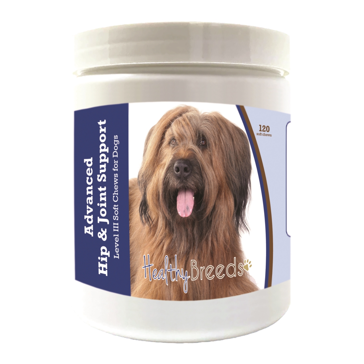 Picture of Healthy Breeds 192959897753 Briard Advanced Hip & Joint Support Level III Soft Chews for Dogs