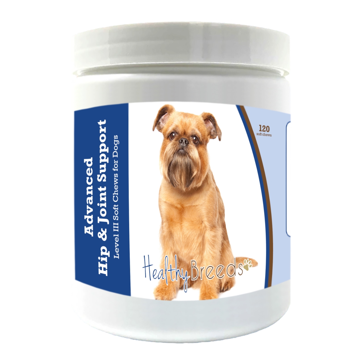 Picture of Healthy Breeds 192959897777 Brussels Griffon Advanced Hip & Joint Support Level III Soft Chews for Dogs