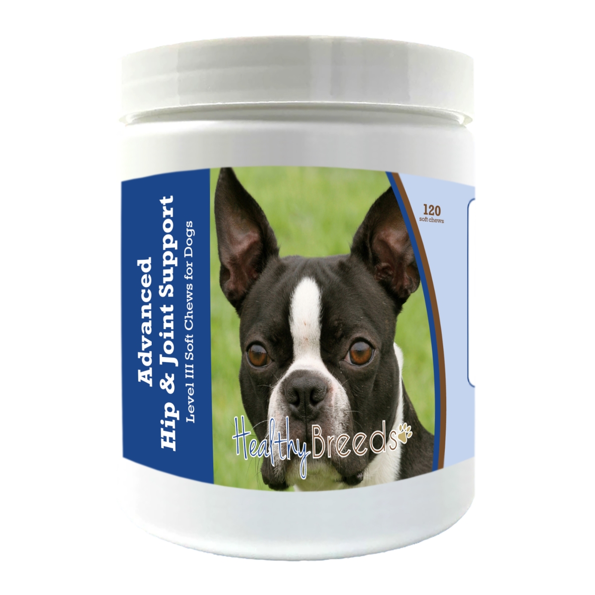 Picture of Healthy Breeds 192959897791 Boston Terrier Advanced Hip & Joint Support Level III Soft Chews for Dogs