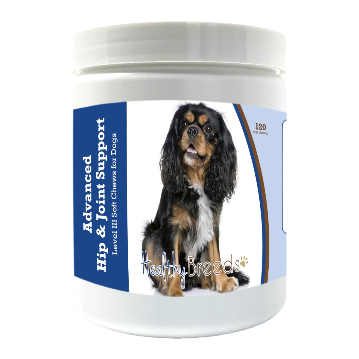Picture of Healthy Breeds 192959897876 Cavalier King Charles Spaniel Advanced Hip & Joint Support Level III Soft Chews for Dogs