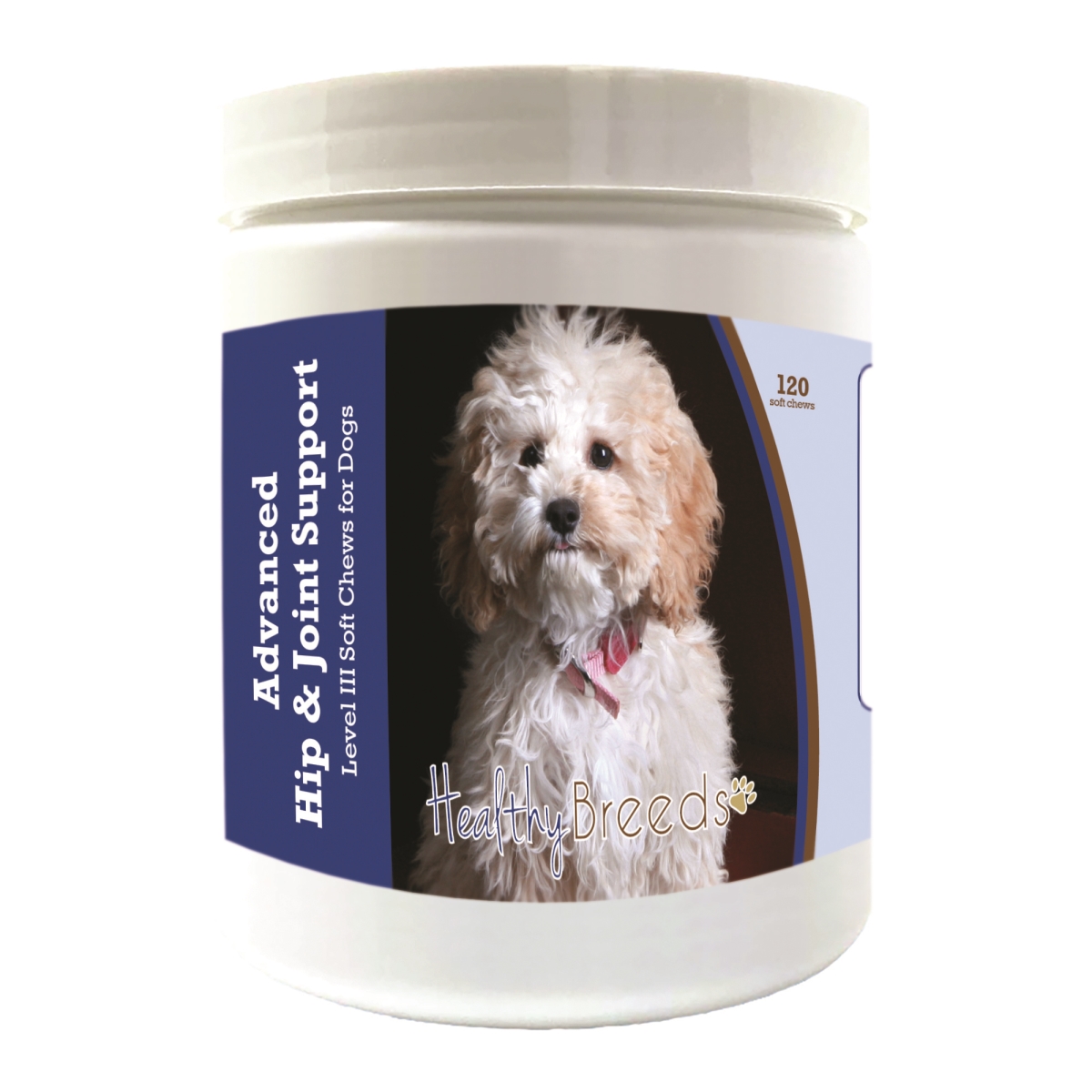 Picture of Healthy Breeds 192959897968 Cockapoo Advanced Hip & Joint Support Level III Soft Chews for Dogs