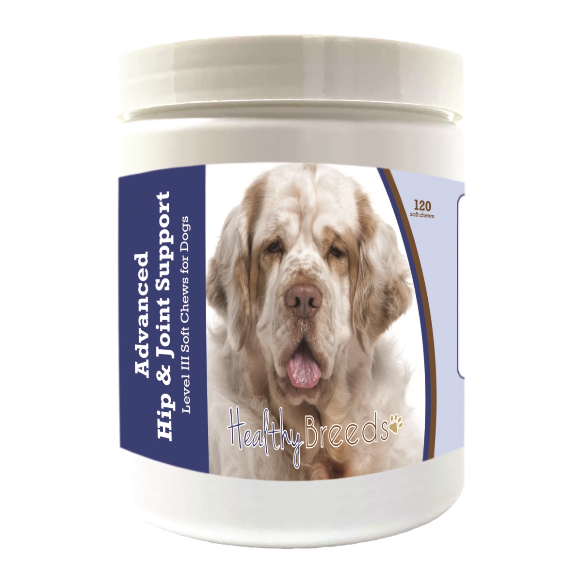 Picture of Healthy Breeds 192959897975 Clumber Spaniel Advanced Hip & Joint Support Level III Soft Chews for Dogs