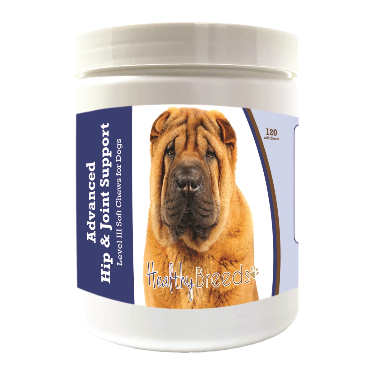 Picture of Healthy Breeds 192959898026 Chinese Shar Pei Advanced Hip & Joint Support Level III Soft Chews for Dogs