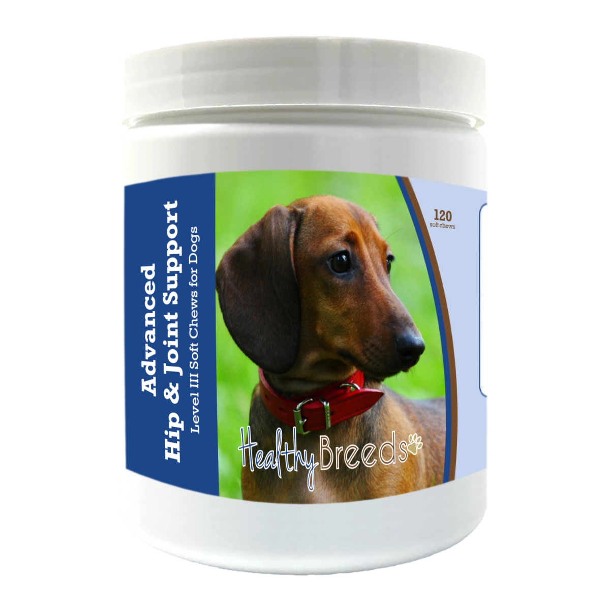 Picture of Healthy Breeds 192959898057 Dachshund Advanced Hip & Joint Support Level III Soft Chews for Dogs
