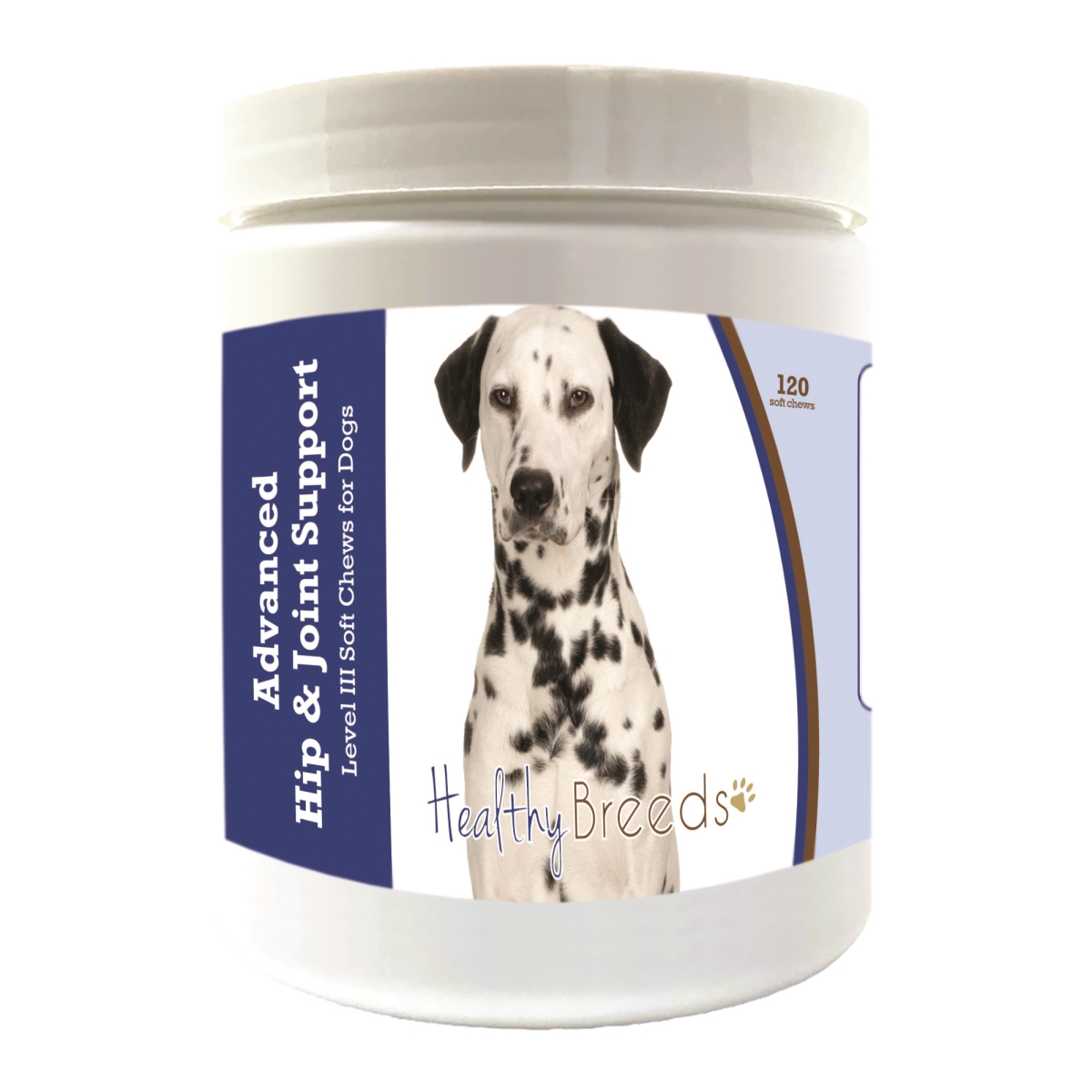 Picture of Healthy Breeds 192959898071 Dalmatian Advanced Hip & Joint Support Level III Soft Chews for Dogs