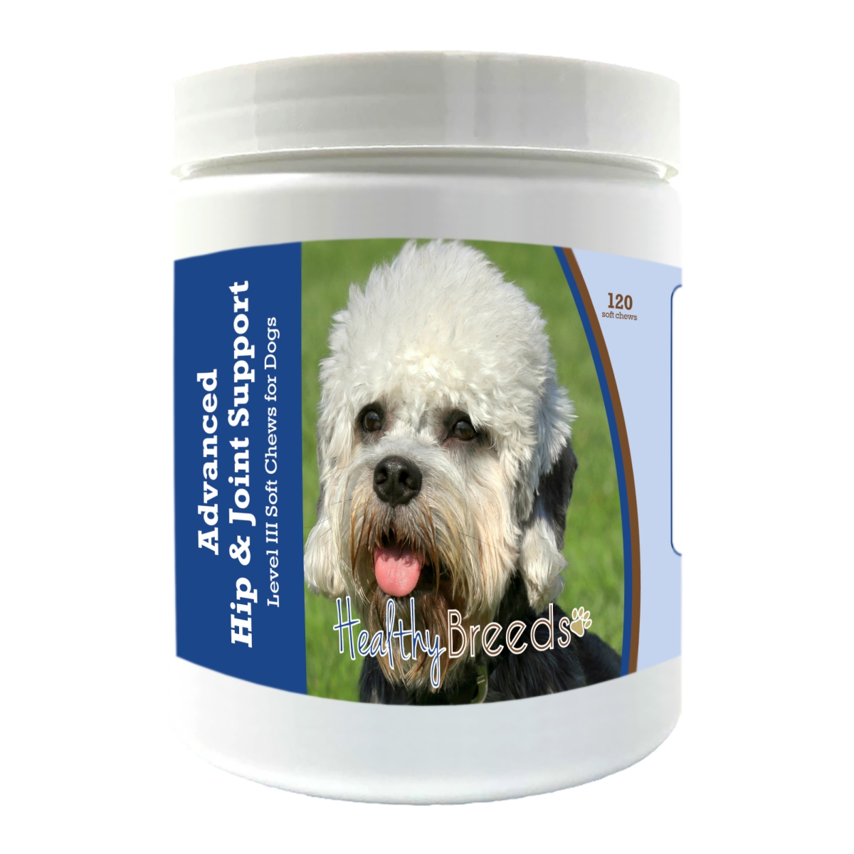 Picture of Healthy Breeds 192959898088 Dandie Dinmont Terrier Advanced Hip & Joint Support Level III Soft Chews for Dogs