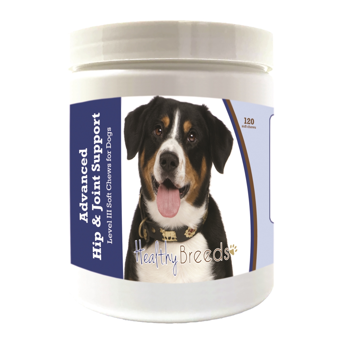 Picture of Healthy Breeds 192959898170 Entlebucher Mountain Dog Advanced Hip & Joint Support Level III Soft Chews for Dogs