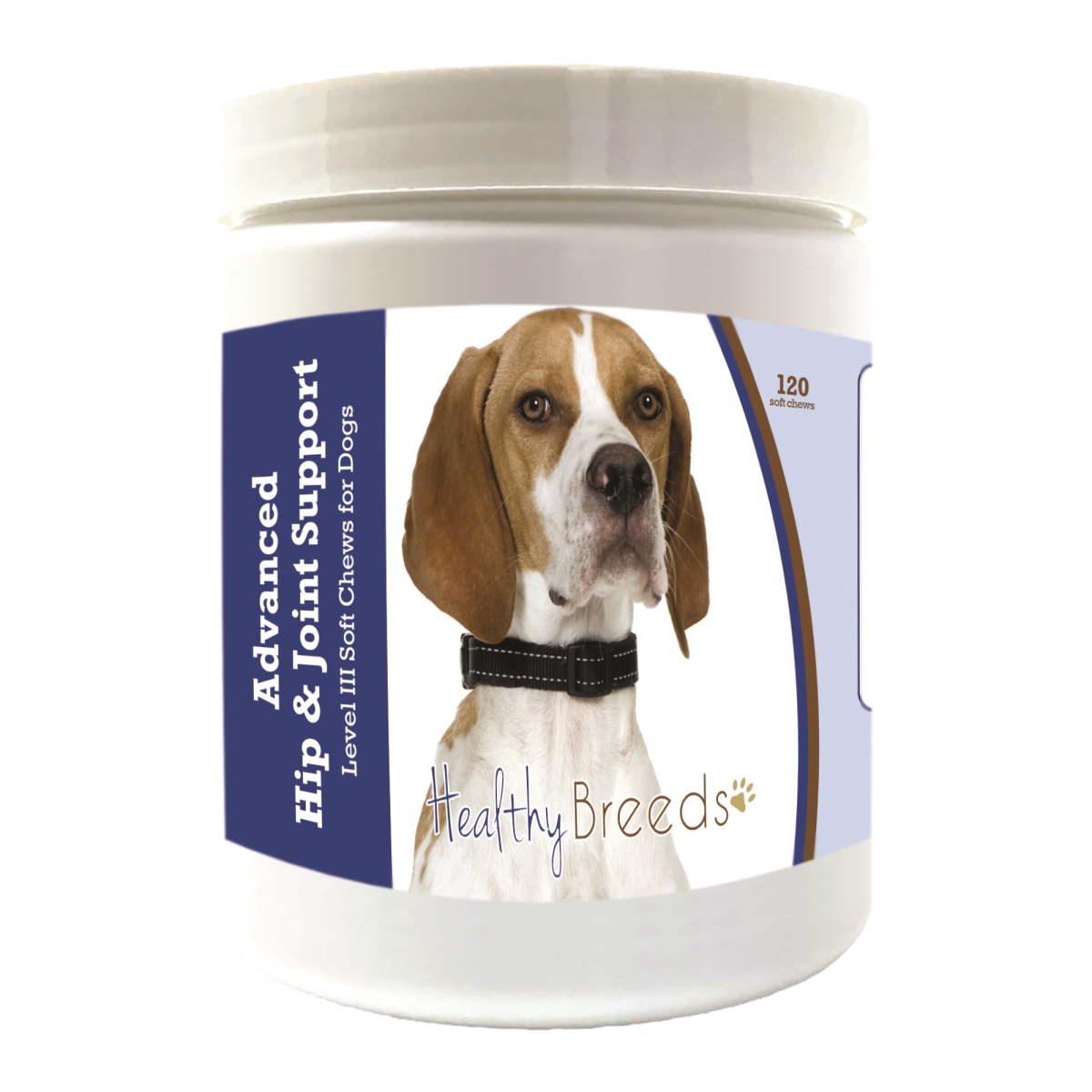 Picture of Healthy Breeds 192959898187 English Pointer Advanced Hip & Joint Support Level III Soft Chews for Dogs
