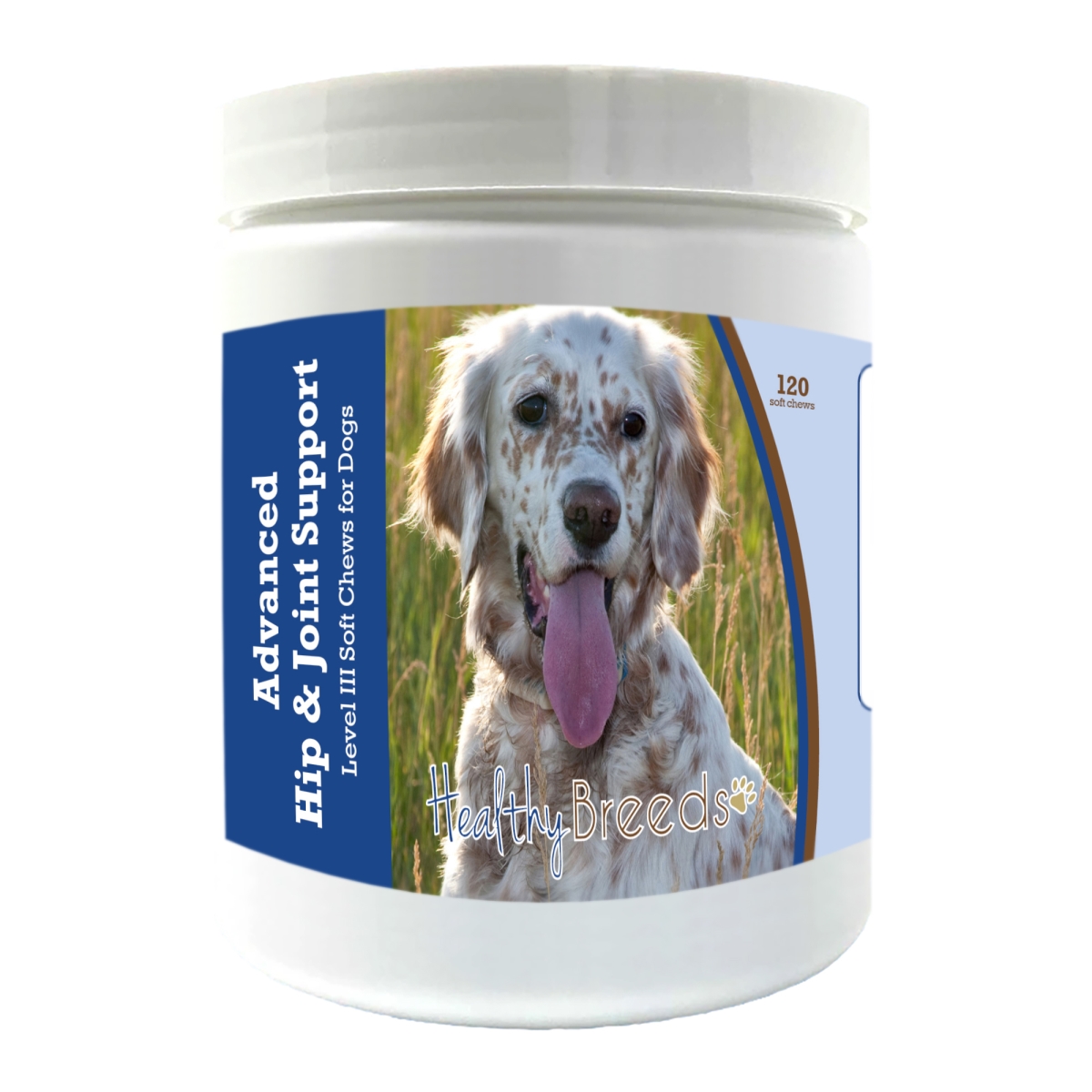 Picture of Healthy Breeds 192959898194 English Setter Advanced Hip & Joint Support Level III Soft Chews for Dogs