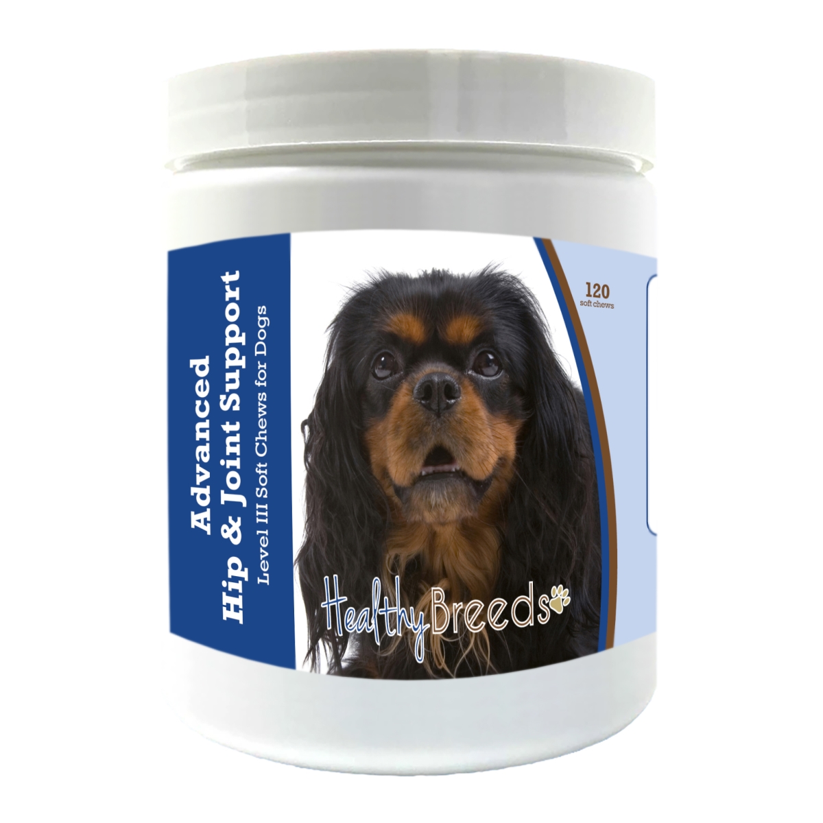 Picture of Healthy Breeds 192959898217 English Toy Spaniel Advanced Hip & Joint Support Level III Soft Chews for Dogs