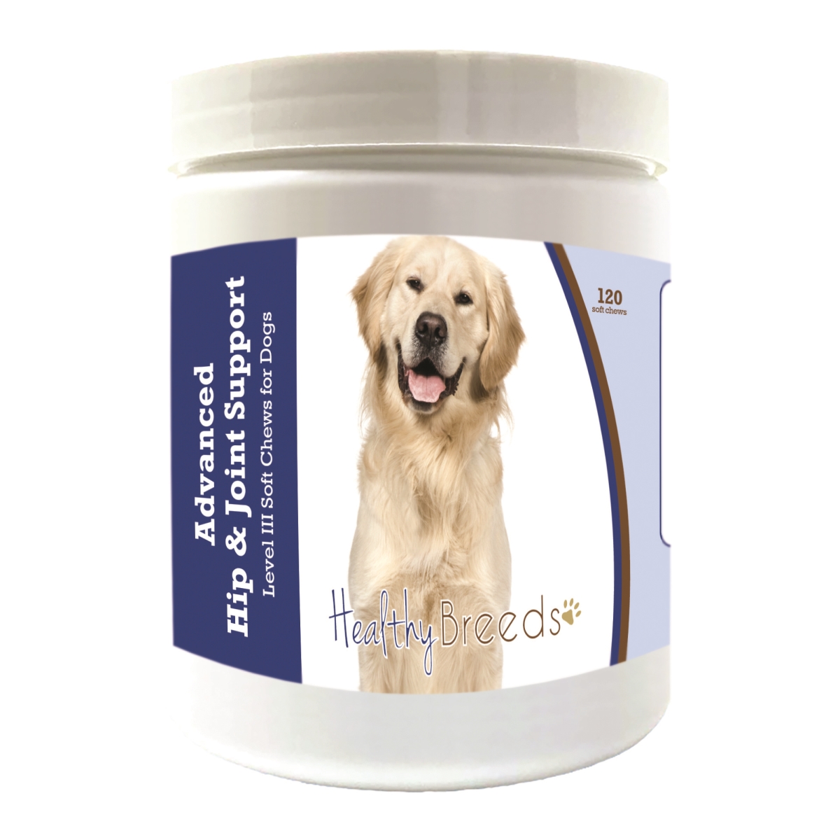 Picture of Healthy Breeds 192959898330 Golden Retriever Advanced Hip & Joint Support Level III Soft Chews for Dogs