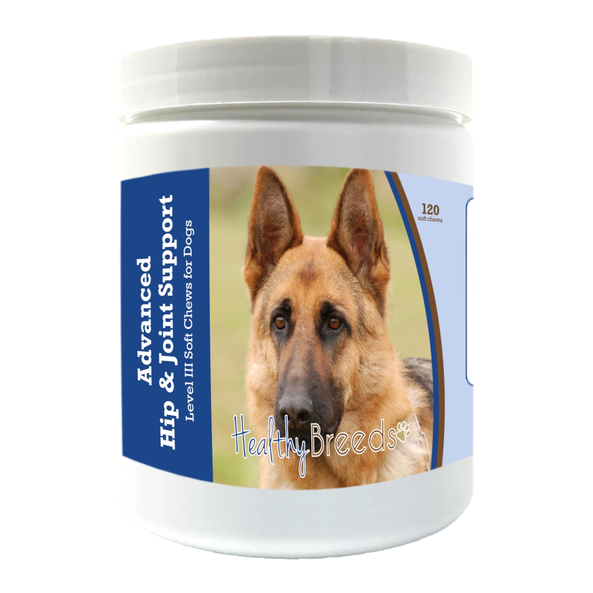 Picture of Healthy Breeds 192959898347 German Shepherd Advanced Hip & Joint Support Level III Soft Chews for Dogs