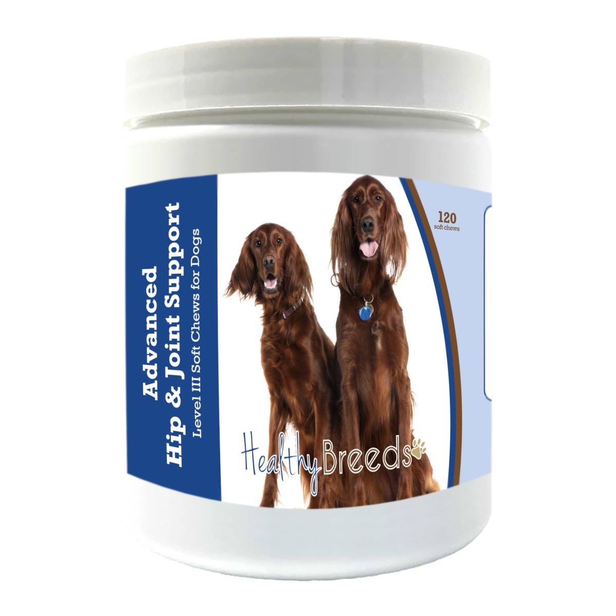 Picture of Healthy Breeds 192959898453 Irish Setter Advanced Hip & Joint Support Level III Soft Chews for Dogs