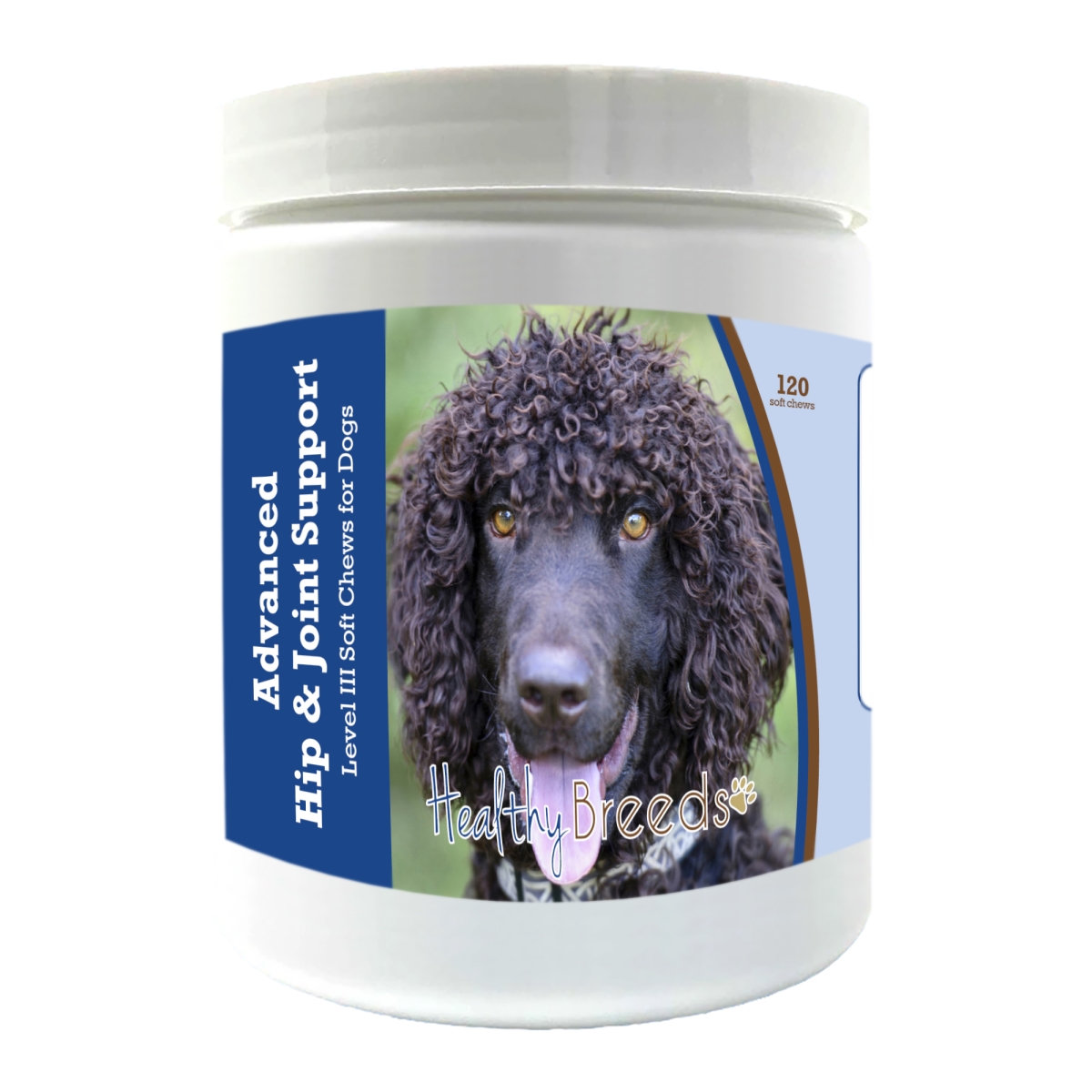 Picture of Healthy Breeds 192959898477 Irish Water Spaniel Advanced Hip & Joint Support Level III Soft Chews for Dogs