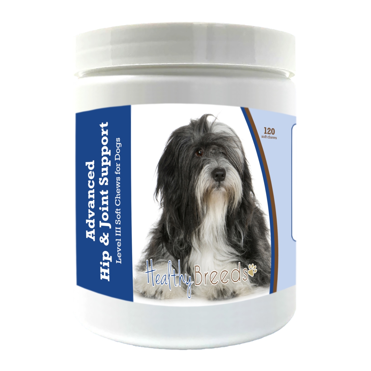 Picture of Healthy Breeds 192959898637 Lhasa Apso Advanced Hip & Joint Support Level III Soft Chews for Dogs