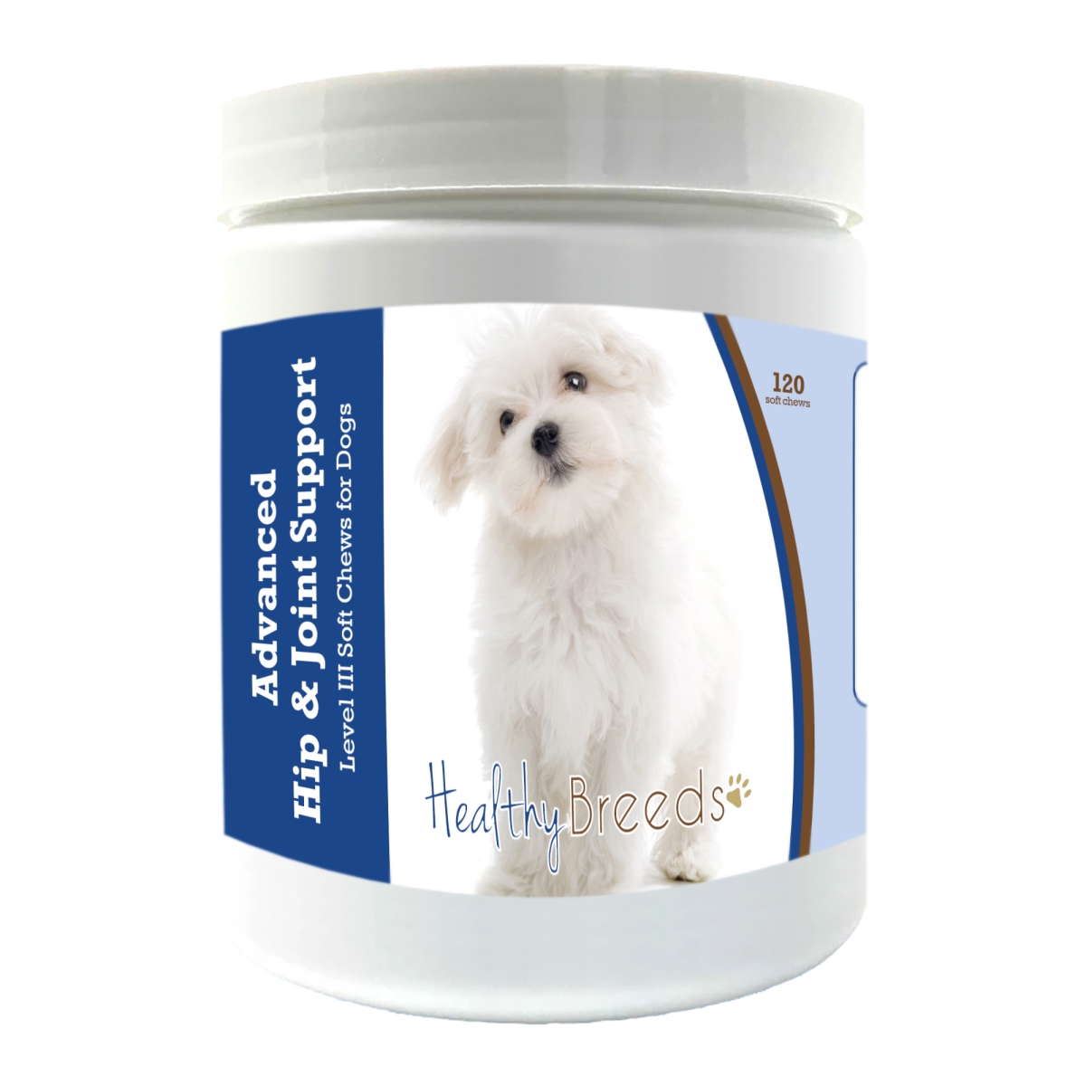 Picture of Healthy Breeds 192959898651 Maltese Advanced Hip & Joint Support Level III Soft Chews for Dogs