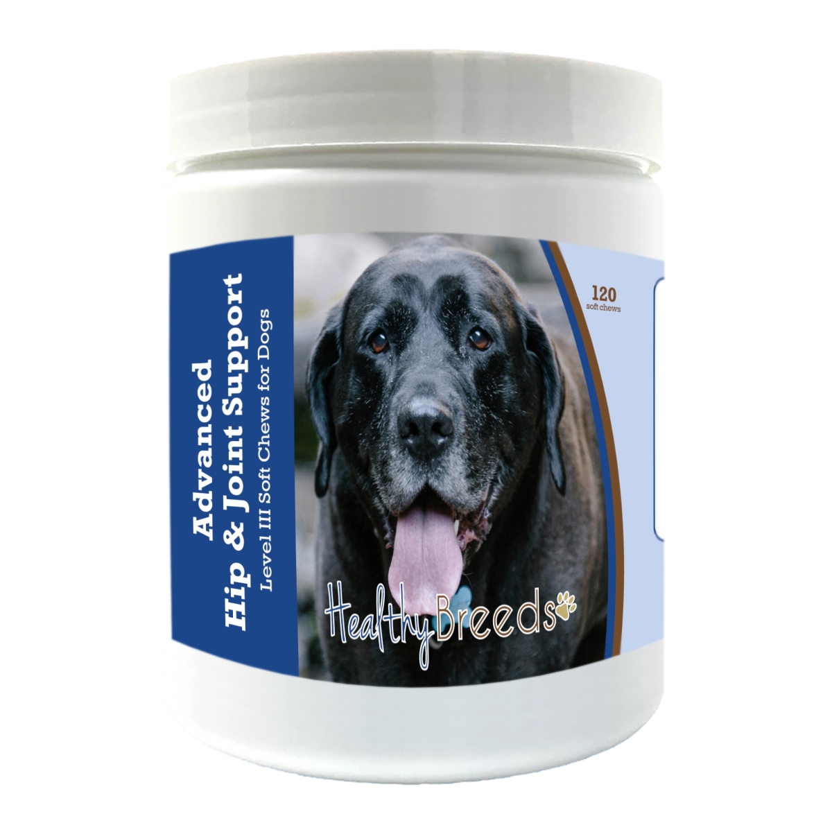 Picture of Healthy Breeds 192959898682 Mastador Advanced Hip & Joint Support Level III Soft Chews for Dogs