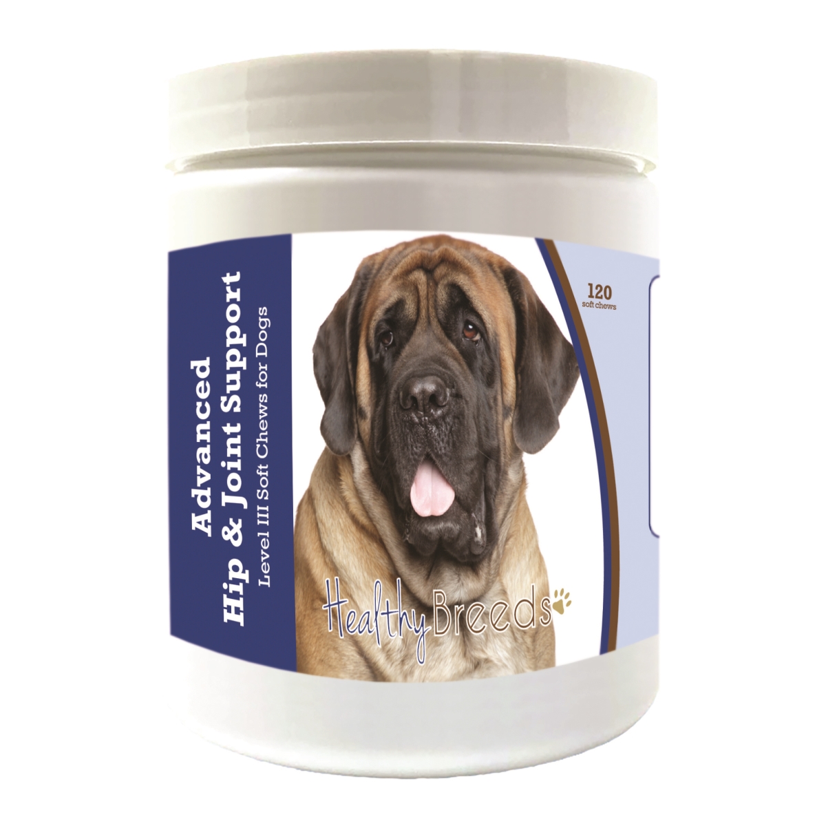 Picture of Healthy Breeds 192959898699 Mastiff Advanced Hip & Joint Support Level III Soft Chews for Dogs