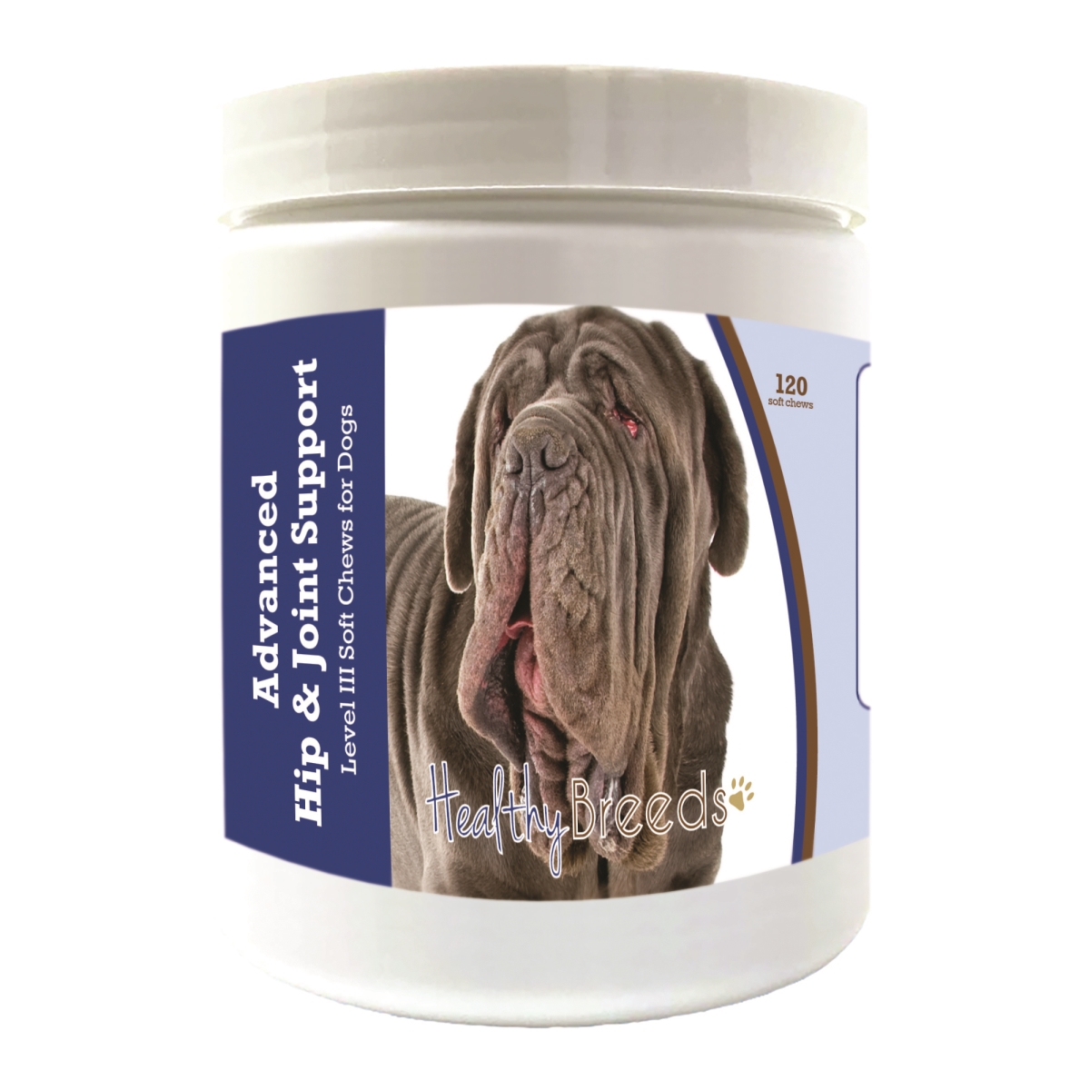 Picture of Healthy Breeds 192959898774 Neapolitan Mastiff Advanced Hip & Joint Support Level III Soft Chews for Dogs