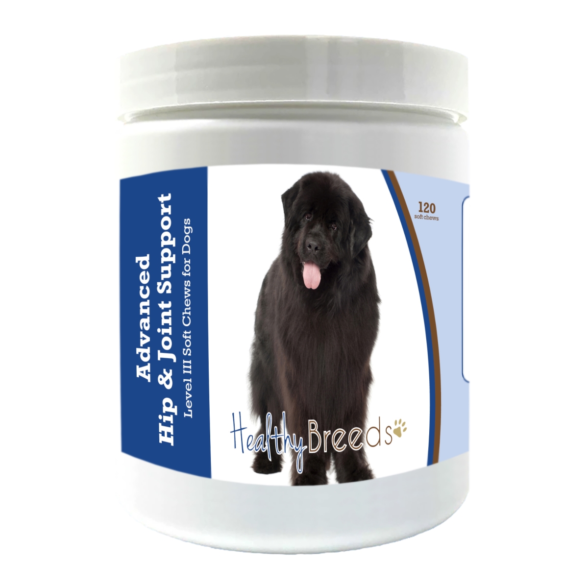 Picture of Healthy Breeds 192959898798 Newfoundland Advanced Hip & Joint Support Level III Soft Chews for Dogs