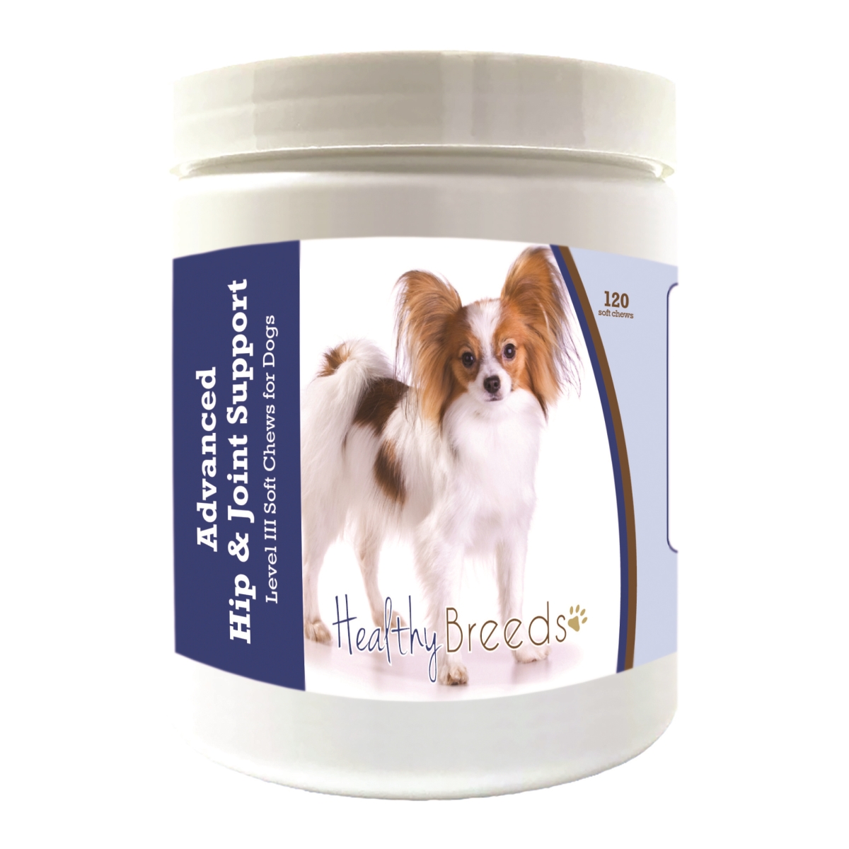 Picture of Healthy Breeds 192959898859 Papillon Advanced Hip & Joint Support Level III Soft Chews for Dogs