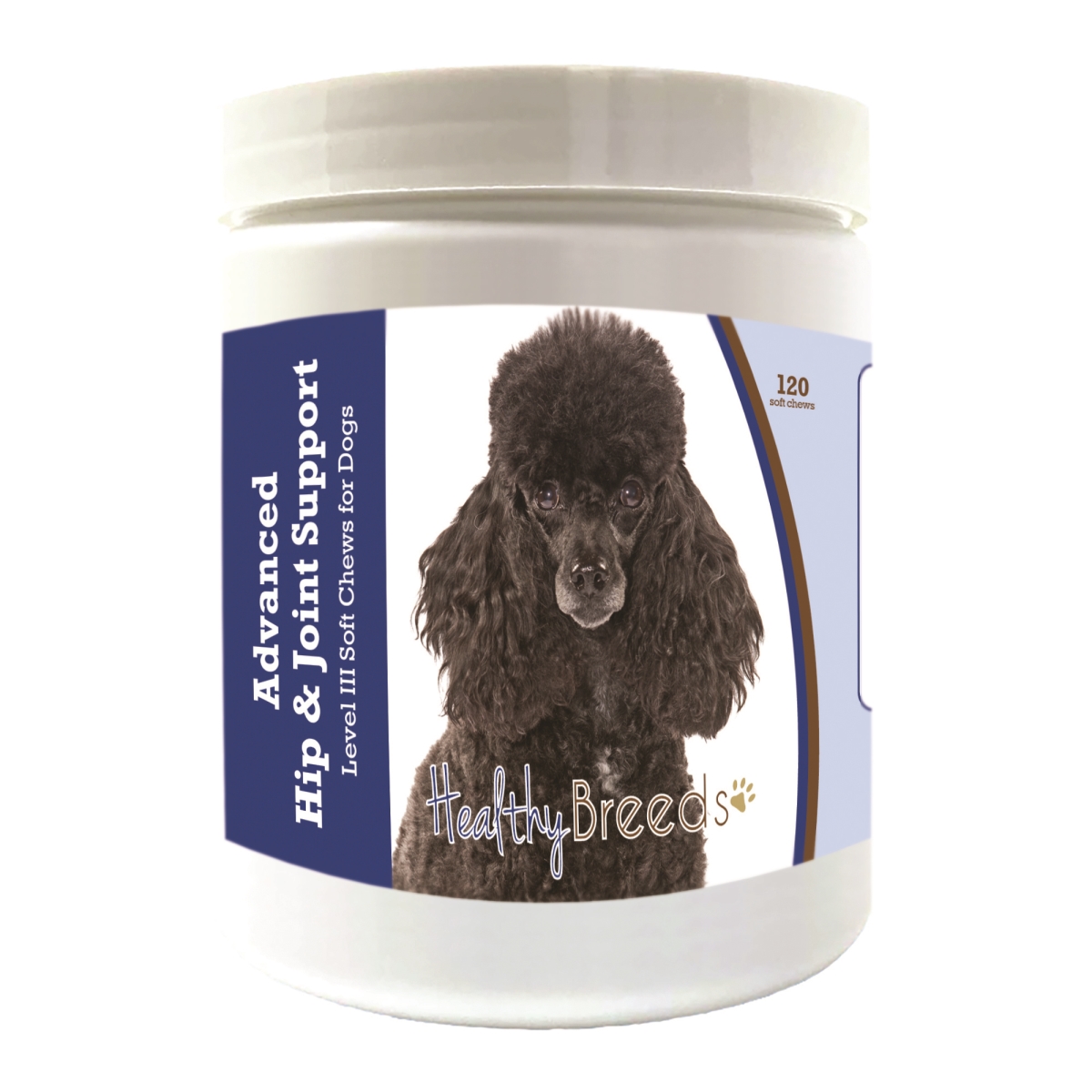 Picture of Healthy Breeds 192959898965 Poodle Advanced Hip & Joint Support Level III Soft Chews for Dogs