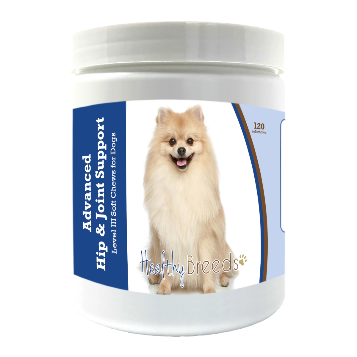 Picture of Healthy Breeds 192959898972 Pomeranian Advanced Hip & Joint Support Level III Soft Chews for Dogs