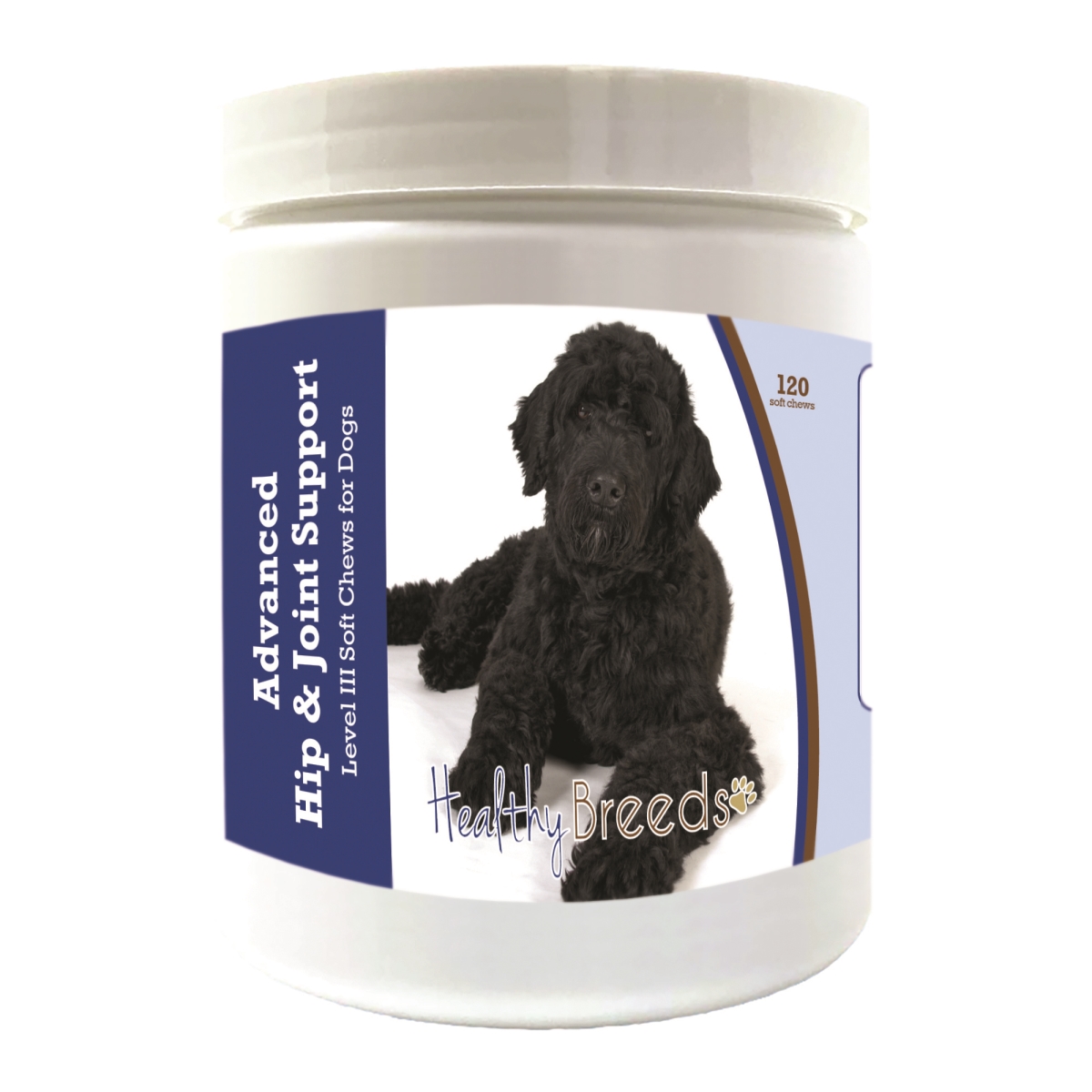 Picture of Healthy Breeds 192959898996 Portuguese Water Dog Advanced Hip & Joint Support Level III Soft Chews for Dogs