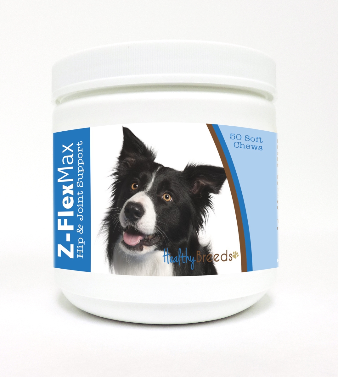 840235101543 Border Collie Z-Flex Max Hip & Joint Soft Chews - 50 Count