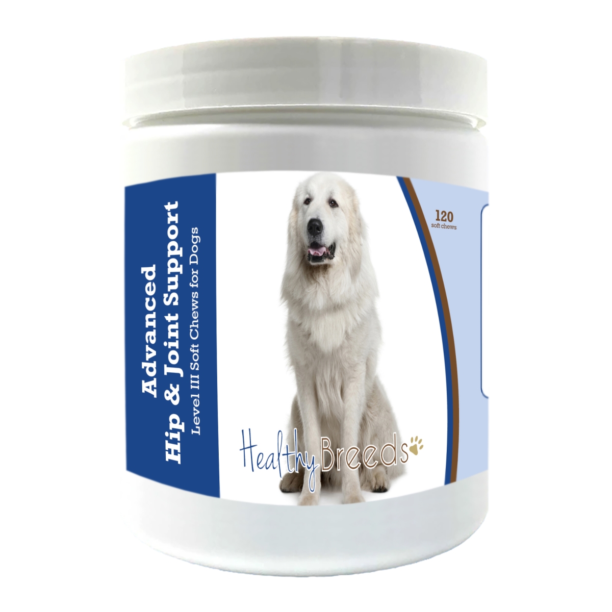 Picture of Healthy Breeds 192959899061 Great Pyrenees Advanced Hip & Joint Support Level III Soft Chews for Dogs
